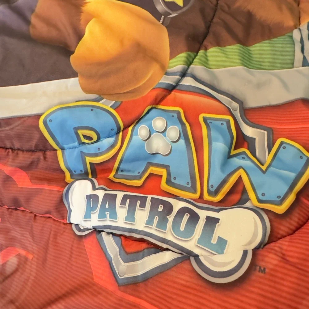 Paw Patrol Comforter Multi-Color Reversible Twin Bedding Chase Marshall Rubble